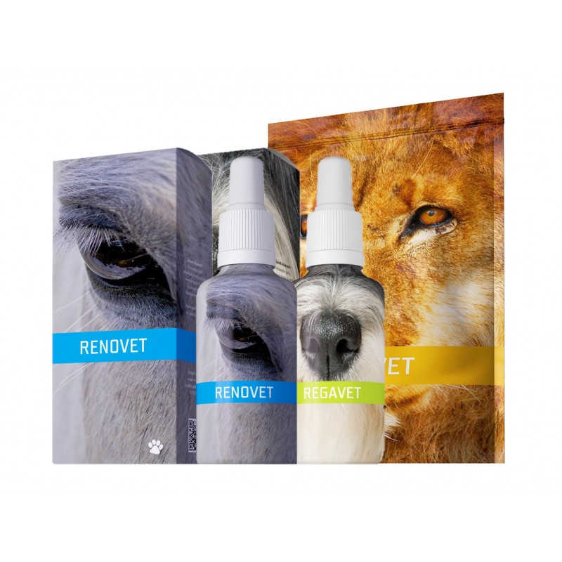 Energy Regavet 30ml plus Renovet 30ml plus Probiovet 90cps