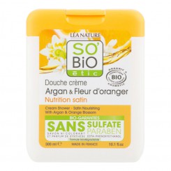 SO'BiO Étic Bio Sprchový gel argan a pomerančové květy 300 ml