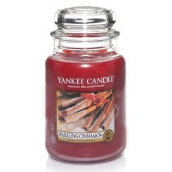 Yankee Candle Sparkling Cinnamon vonná svíčka velká 623 g