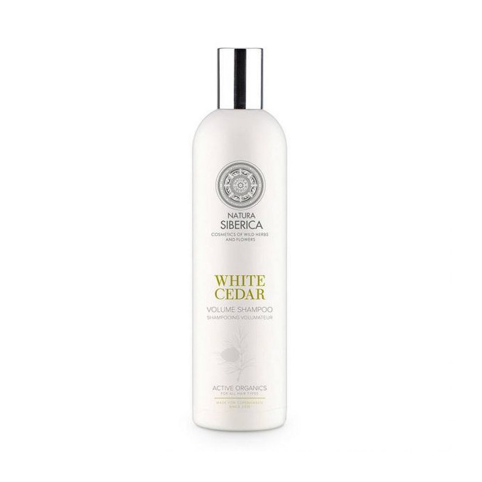 Natura Siberica Šampon pro větší objem - Bílý cedr 400 ml