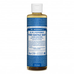 Dr. Bronner's Tekuté univerzálne mydlo ALL-ONE! 18 v 1 Peppermint 240 ml