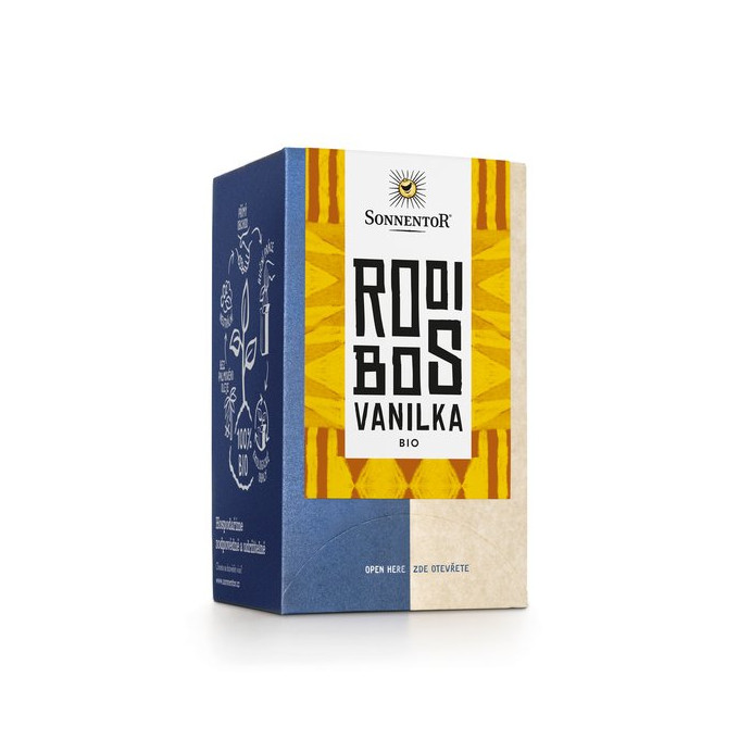 Sonnentor Rooibos vanilka BIO - porciovaný jednokomorový 18 vrecúšok