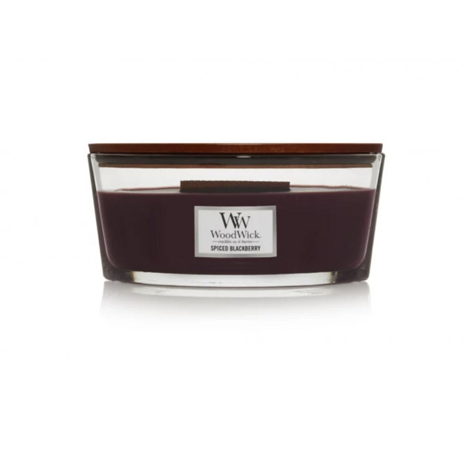 WoodWick Spiced Blackberry sviečka loď 453.6 g