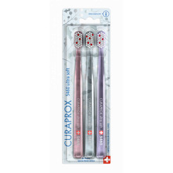 Curaprox Zubná kefka Ultra Soft 5460 3-pack WINTER Berry - ružová