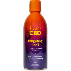 I am CBD Kolagénový nápoj s CBD, vitamínom C a kys. hyalurónovou 500ml