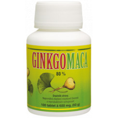 Hemann Ginko Maca 80% 100 tabliet