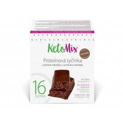 KetoMix Proteínové tyčinky s príchuťou čokolády 16 x 40 g