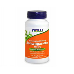 NOW Foods Ashwagandha 450 mg 90 kapsúl