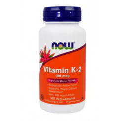 NOW Foods Vitamin K2 100mcg 100 kapsúl