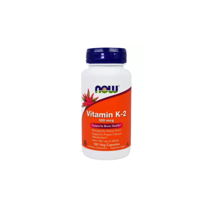 NOW Foods Vitamin K2 100mcg 100 kapsúl