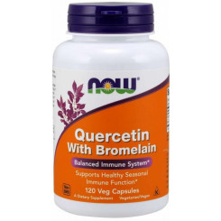 NOW Foods Quercetin + Bromelain 120 kapsúl