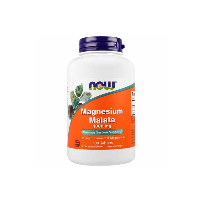 NOW Foods Magnesium Malate 1000mg 180 tabliet