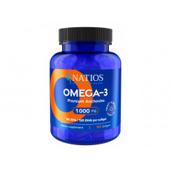 Natios Omega-3 Premium Anchovies, 1000 mg, 100 kapsúl