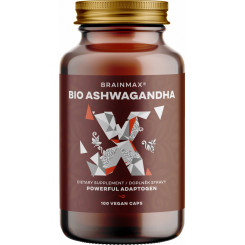 BrainMax Ashwagandha BIO 660 mg 100 rastlinných kapsúl