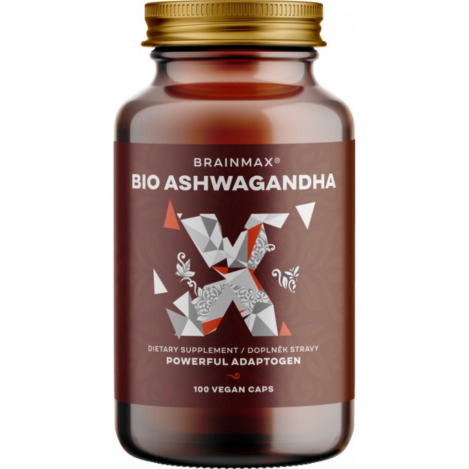 BrainMax Ashwagandha BIO 560 mg 100 rastlinných kapsúl