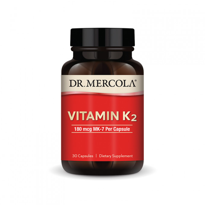 Dr. Mercola Vitamín K2 180 mcg 30 kapsúl Dr. Mercola Vitamín K2 180 mcg 30 kapsúl