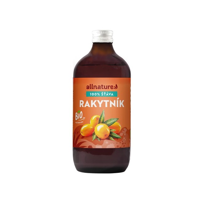 Rakytníková šťáva 100 % Bio 500 ml