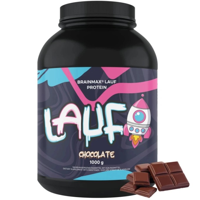 BrainMax LAUF Protein, natívny srvátkový proteín- čokoláda 1000 g