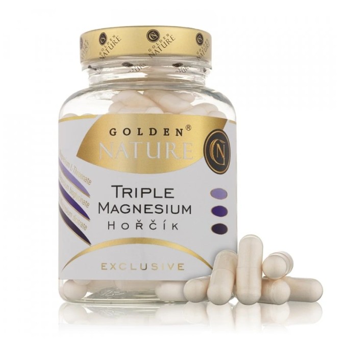 Golden Nature Exclusive Triple Magnesium (Horčík) 100 cps.