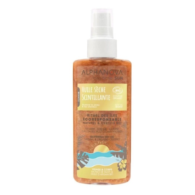 Alphanova BIO Ošetrujúci olej trblietavý 125 ml