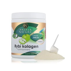 Golden Nature Hydrolyzovaný Rybí kolagén + Vitamín C (jablko) 150 g