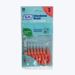 TePe Extra soft medzizubné kefky 0,5 mm, svetlo červené 8 ks