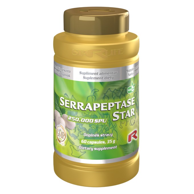 Starlife SERRAPEPTASE STAR 60 kapsúl