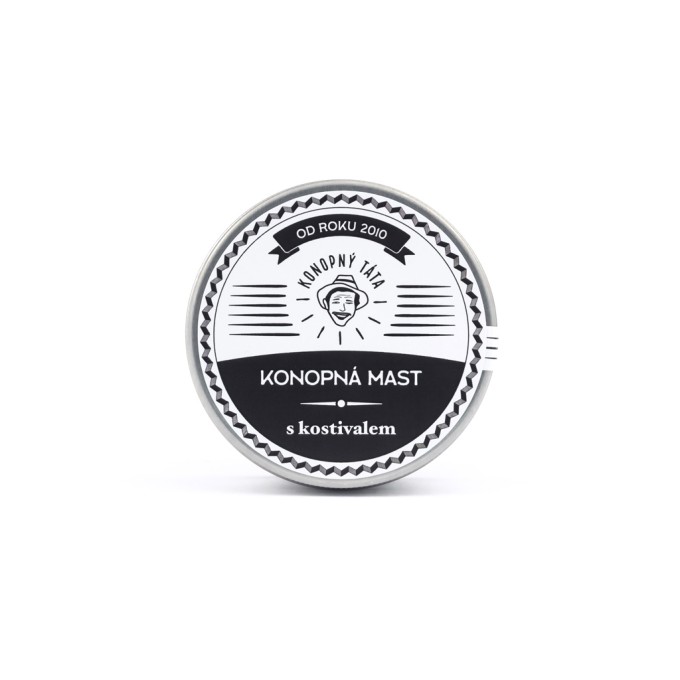 Konopný táta Konopná masť s kostihojom 80 ml
