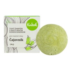 Kvitok Tuhý šampón s kondicionérom pre mastné vlasy Čajovník 50 g