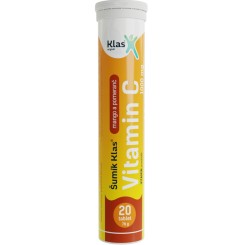 Klas Šumík Vitamín C 1000 mg (príchuť mango a pomaranč) 20 tabliet
