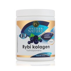 Golden Nature Hydrolyzovaný Rybí kolagén + Vitamín C (čučoriedka) 150 g