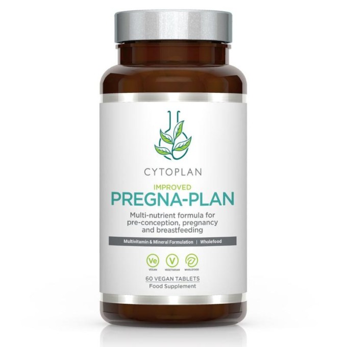 Cytoplan Pregna-Plan Multivitamín pre tehotné aj dojčiace matky, 60 tabliet
