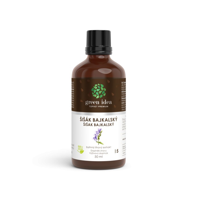 Topvet Šišák bajkalský - Bylinný liehový extrakt 100 ml
