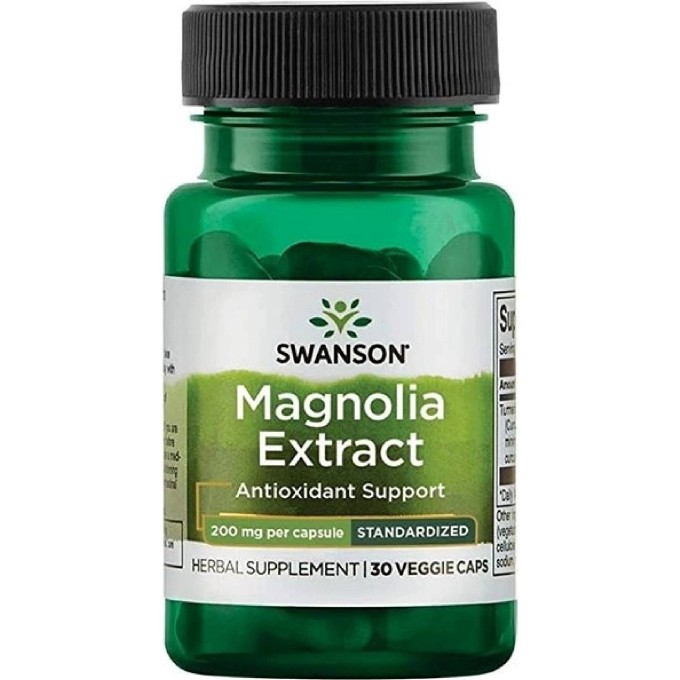 Swanson Magnolia Extract (extrakt z magnólie) 200 mg 30 rastlinných kapsúl Swanson Magnolia Extract (extrakt z magnólie) 200 mg 30 rastlinných kapsúl