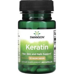 Swanson Keratín 50 mg 60 kapsúl