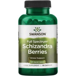 Swanson Schizandra Berries (Klanopraška čínska) 525 mg 90 kapsúl