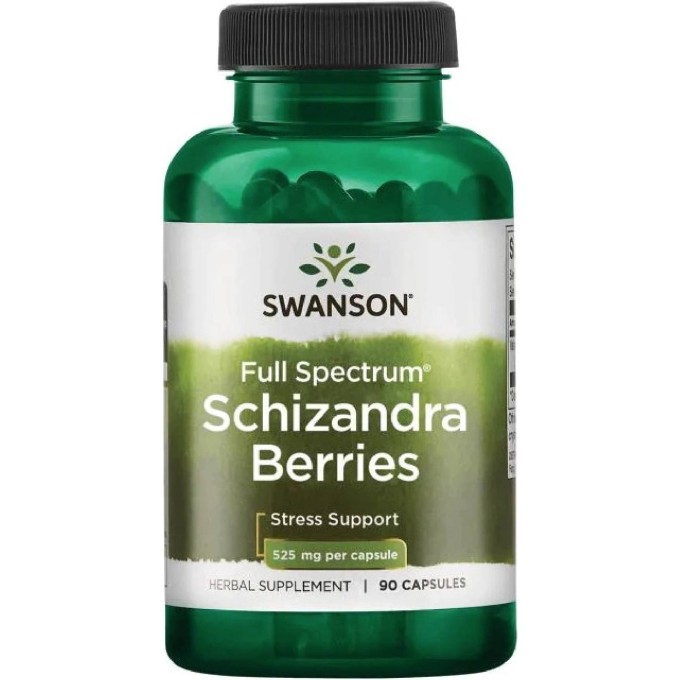 Swanson Schizandra Berries (Klanopraška čínska) 525 mg 90 kapsúl Swanson Schizandra Berries (Klanopraška čínska) 525 mg 90 kapsúl
