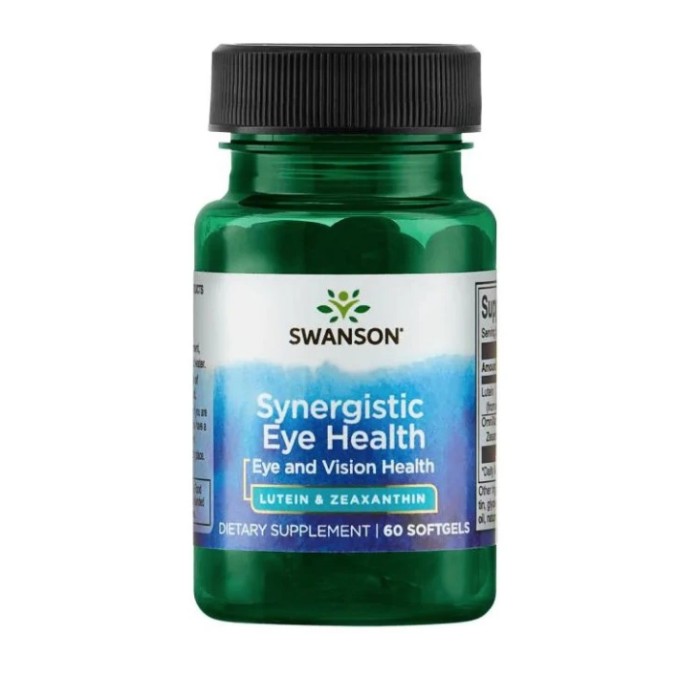 Swanson Synergistic Eye Health 60 softgelových kapsúl Swanson Synergistic Eye Health 60 softgelových kapsúl