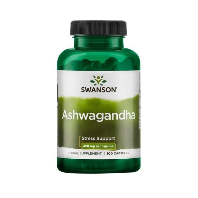 Swanson Ashwagandha 450 mg 100 kapsúl Swanson Ashwagandha 450 mg 100 kapsúl