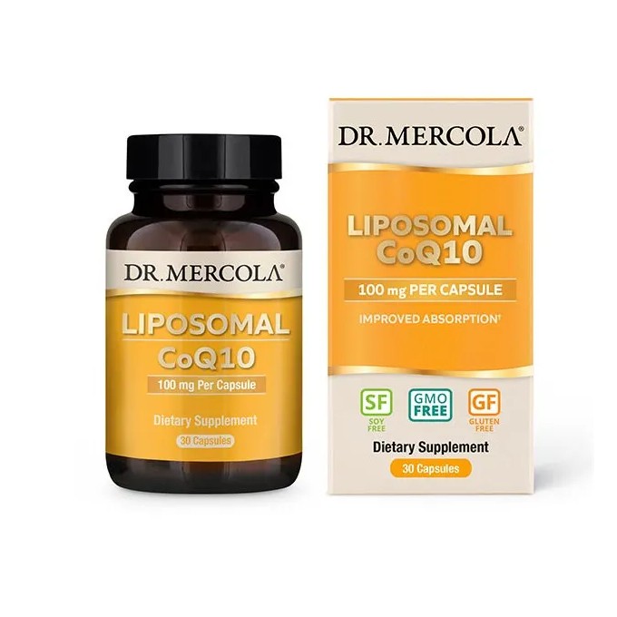 Dr. Mercola CoQ10 Liposomálny koenzým Q10 30 kapsúl Dr. Mercola CoQ10 Liposomálny koenzým Q10 30 kapsúl
