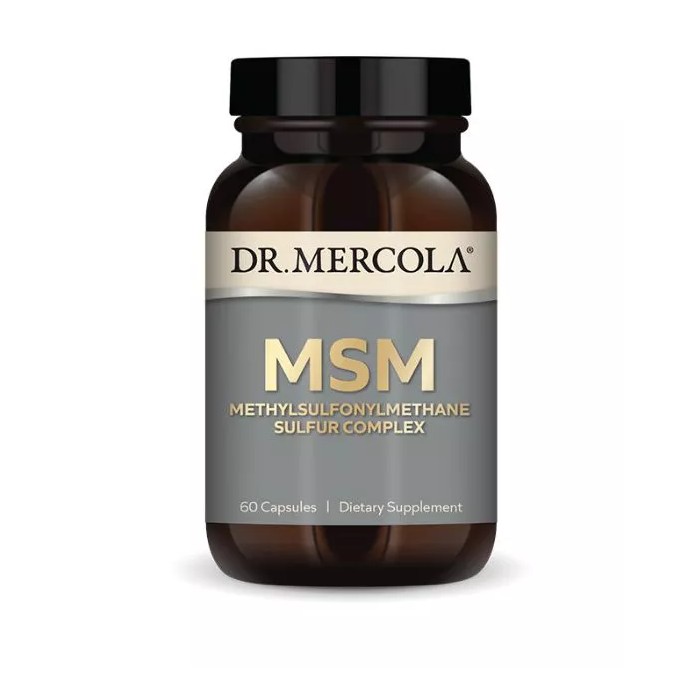 Dr. Mercola MSM, organický komplex síry 1000 mg, 60 kapsúl Dr. Mercola MSM, organický komplex síry 1000 mg, 60 kapsúl