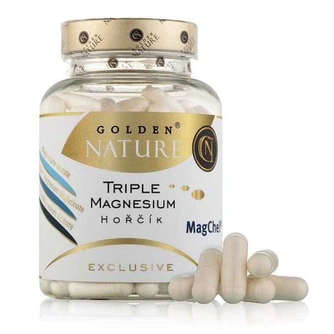 Golden Nature Exclusive Triple Magnesium (Horčík) 100 cps.