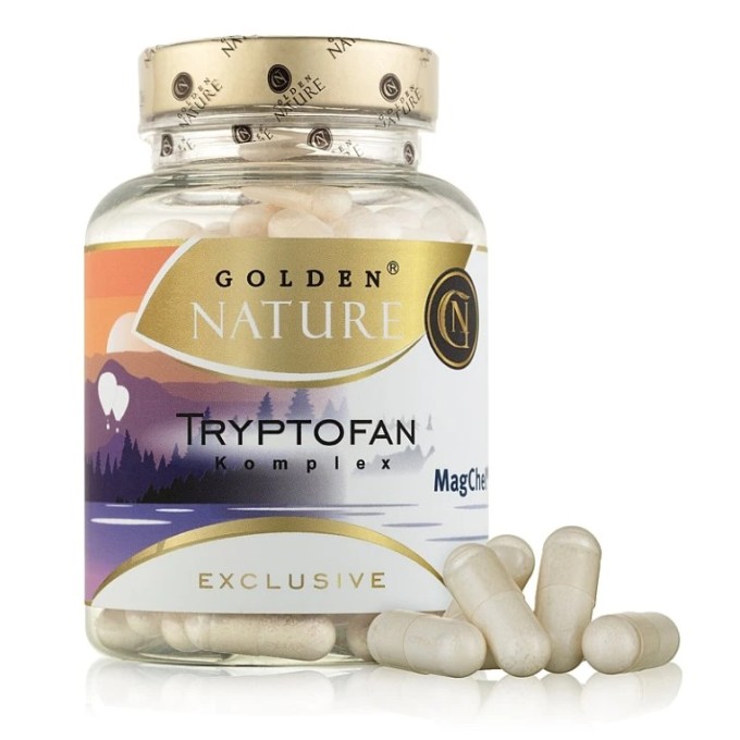 Golden Nature Exclusive Tryptofán komplex (GABA + Horčík) 100 kapsúl