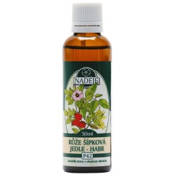Naděje Ruža šípková, Jedľa, Hrab tinktúra z púčikov 50 ml