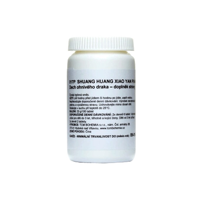 TCM BOHÉMIA 017P DYCH OHNIVÉHO DRAKA 100 TABLET