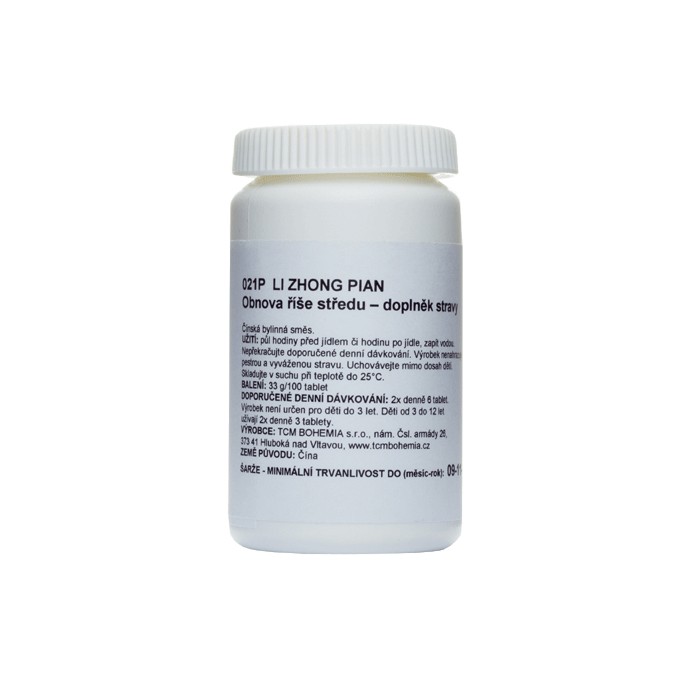 TCM BOHEMIA 021P OBNOVA RÍŠE STREDU 100 TABLET