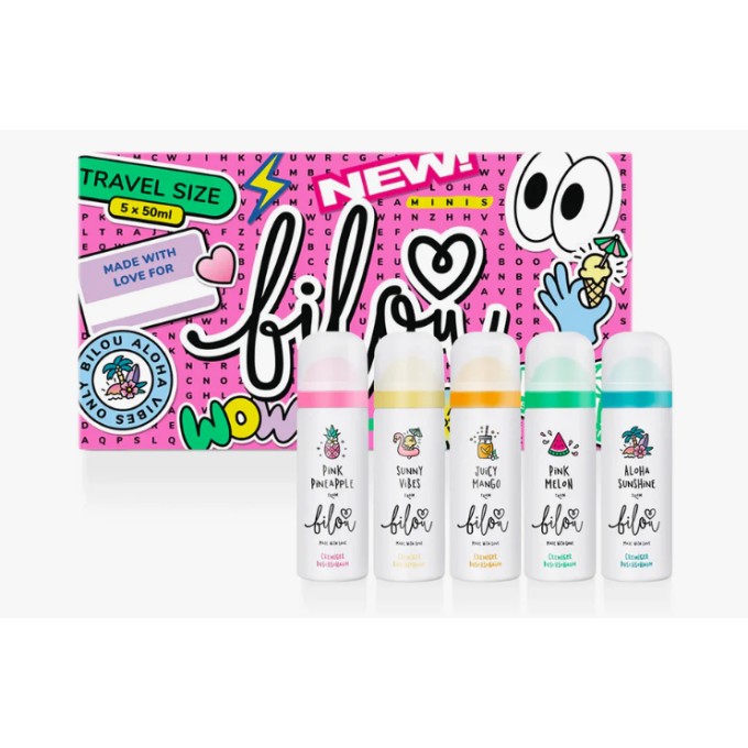 Bilou Sprchovej peny Set 5 kusov Made with Love