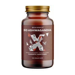 BrainMax Ashwagandha BIO 560 mg 100 rastlinných kapsúl