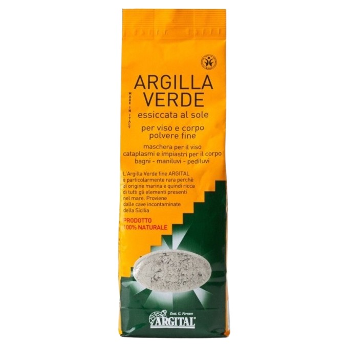 Argital Zelený jíl vysušený sluncem 1 kg