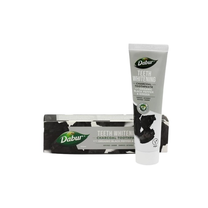 Dabur Zubná pasta bieliaca s Aktívnym uhlím, korením a zázvorom 100 ml